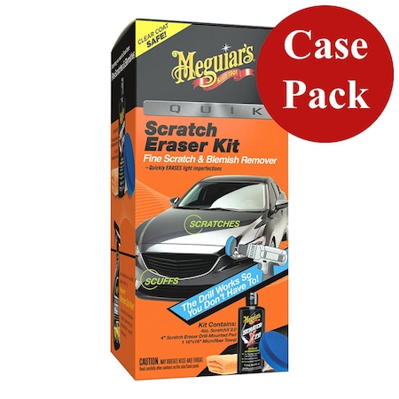 Meguiars Meguiar, s Quik Scratch Eraser Kit *Case of 4* G190200CASE